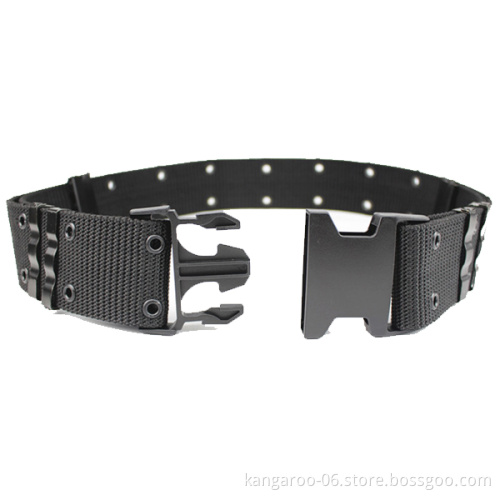 Zinc Alloy Buckle Black Security Duty Belt